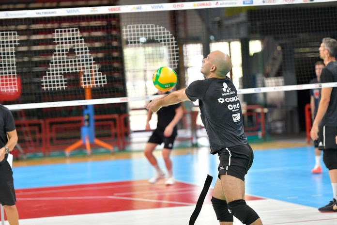 Il palleggiatore della Sir: 