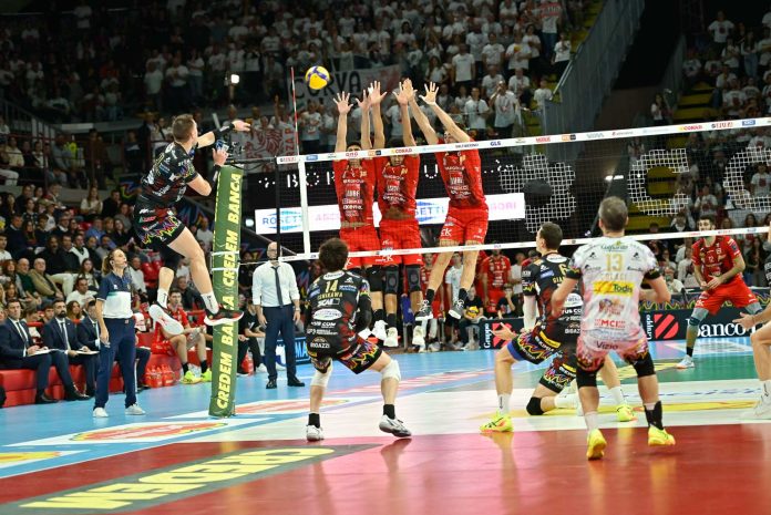 Gara 1 al Pala Barton Energy davanti le telecamere di Rai Sport