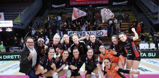 La Bartoccini MC Restauri vince in rimonta contro il blasonato avversario. Due punti che rilanciano le quotazioni di Perugia, l'Mvp Perinelli: "Ora serve continuità"